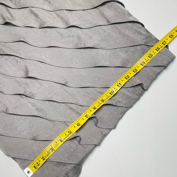 London Times Sleeveless Layered Shift Dress, *READ LOOSE HEM*, Size 12P - Picture 8 of 11